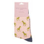 Giraffe Bamboo Socks, thumbnail 2 of 4