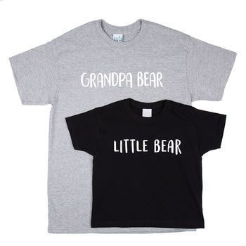Grandad And Me Bear T Shirt Set, 3 of 12