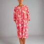 Kaftan Florence Nightdress In Flamenco Botanic Print, thumbnail 1 of 7