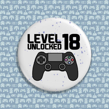 Personalised Gamer Birthday Badge, 5 of 5