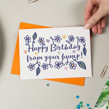 Happy Birthday From Bump Card, 2 of 5