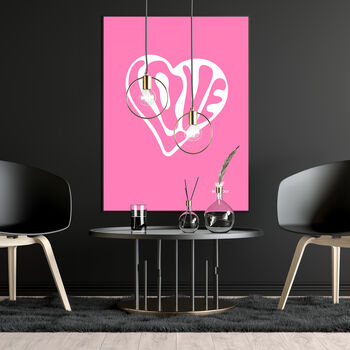 Love Pink Print, 3 of 4