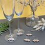 Personalised Polar Bear Wine Glass Charms, thumbnail 1 of 7