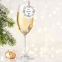 Personalised Christmas Wreath Design Drink Toppers, thumbnail 2 of 4