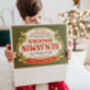 Vintage Full Colour Wooden Personalised Christmas Eve Box, thumbnail 4 of 4