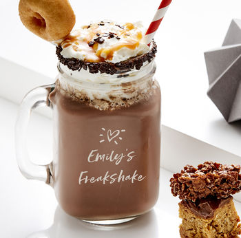 Personalised Freakshake Milkshake Mason Jar, 2 of 3
