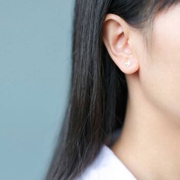 Sterling Silver Arrow Stud Earrings, 2 of 4