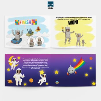 Personalised Daddy And Children Story Book 'Dress Up Adventure', 5 of 9
