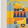 Construction Site, Kids Room Geometric Print, thumbnail 2 of 3
