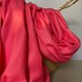 Super Soft Plain Pashmina Tassel Scarf In Candy Pink, thumbnail 2 of 4