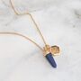 The En Pointe Duo Lapis Lazuli Necklace, thumbnail 1 of 8