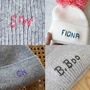 Ladies Personalised Soft Cashmere Wool Bobble Hat Gift, thumbnail 2 of 10