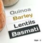 Custom Pantry Label Stickers For Kitchen Storage Jars, thumbnail 6 of 9