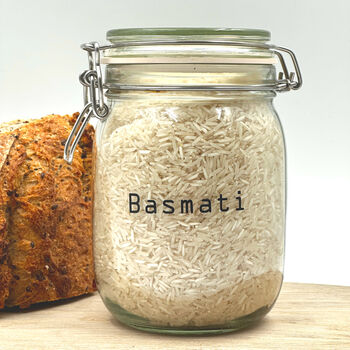 Custom Pantry Label Stickers For Kitchen Storage Jars, 3 of 9