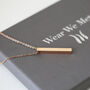 Personalised Bar Necklace, thumbnail 6 of 6