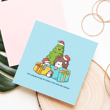 Cute Christmas Penguin Card, 7 of 9