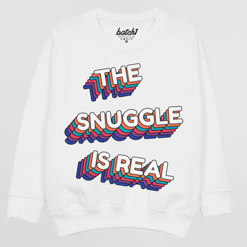 The Snuggle Is Real Children's Jumper, 2 of 2