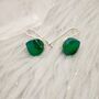Green Onyx Sterling Silver Earrings, thumbnail 1 of 8