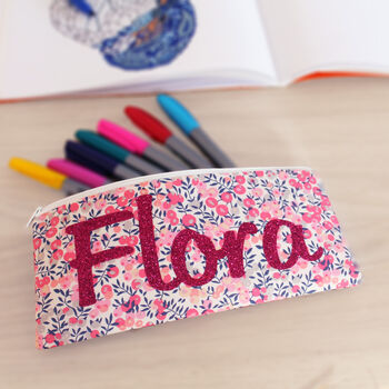 Personalised Liberty Pencil Case Mother's Day Gift, 2 of 4