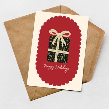 Contemporary Christmas Card Five Pack, Modern Illustrated Festive Christmas Card Set, 3 of 6