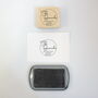 Personalised Circle Return Address Rubber Stamp, thumbnail 4 of 8