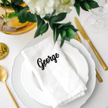 Personalised Table Place Setting Name Tags, 3 of 10