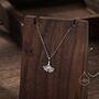 Delicate Ginkgo Leaf Pendant Necklace, thumbnail 1 of 10