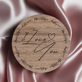 Personalised 'I Love You' Soy Wax Scented Candle, 2 of 10