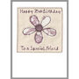 Personalised Flower 30th Birthday Card For Her, thumbnail 12 of 12