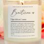 Beautician Gift Definition Scented Candle For Beauticians, thumbnail 7 of 9