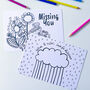 Colouring Postcard Pack Unicorns, Space And More, thumbnail 6 of 6