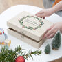 Personalised Couple's Wreath Christmas Eve Box, thumbnail 3 of 12
