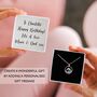 Sterling Silver Birthstone Necklace, thumbnail 9 of 11