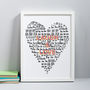 Personalised Laugh And Love Print, thumbnail 7 of 7