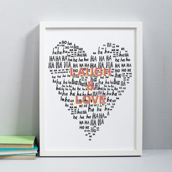 Personalised Laugh And Love Print, 7 of 7