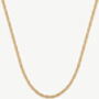 Gold Or Silver Unisex Dainty Swirl Chain Necklace, Christmas Jewellery Gift, thumbnail 4 of 6