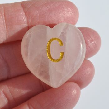 Personalised Rose Quartz Heart Crystal Gift Of Love, 2 of 7