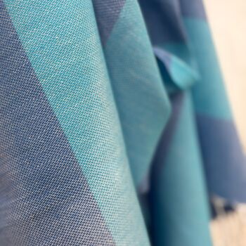 Bright Stripe Large Hammam Towel, 4 of 6