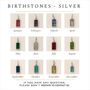 Personalised Cross Cremation Necklace With Birthstone, thumbnail 6 of 9