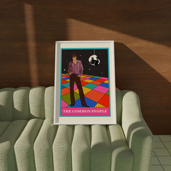 Pulp Common People Tarot Card Music Gift Print, 3 of 6