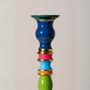 Multicolour Rings Aluminium Candlestick Holder, thumbnail 3 of 3