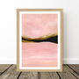 Pink Sky Mountain Landscape Set Of Three, thumbnail 8 of 10
