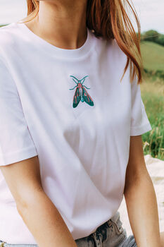 Colourful Moth T Shirt, 3 of 8