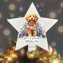 Personalised Golden Doodle In Christmas Lights, thumbnail 8 of 10