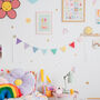 Personalised Felt Bunting Colourful Kids Room Decor, thumbnail 1 of 11