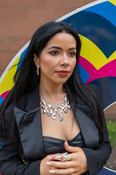 925 Sterling Silver Large Statement Splash Necklace, 7 of 12