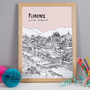 Personalised Florence Print, thumbnail 9 of 10