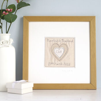 Personalised Heart Anniversary Or Valentines Day Card, 5 of 12