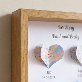 Wedding Gifts For Couples Anniversary Gifts Milestone Print, 2 of 12