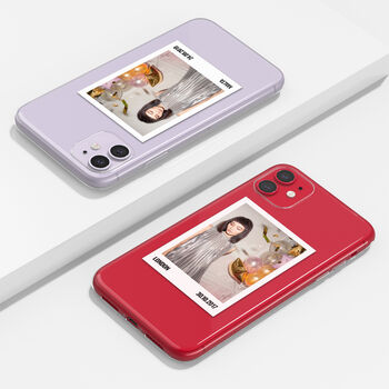 Personalised Photo Place And Date Clear Phone Case, 4 of 5